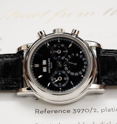 Patek Philippe Perpetual Calendar Chronograph In Platinum Ref 3970 2