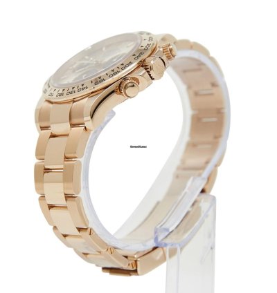 Rolex Daytona Rose Gold Sundust Dial On Oyster Bracelet Complete Set Like New 2024