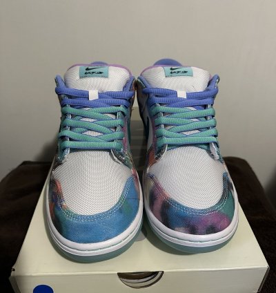Nike Sb Dunk Low Og Qs Futura Laboratories Bleached Aqua