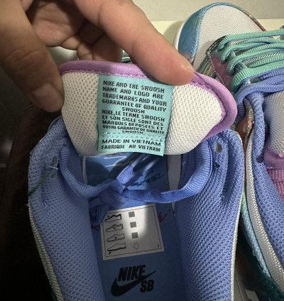 Nike Sb Dunk Low Og Qs Futura Laboratories Bleached Aqua