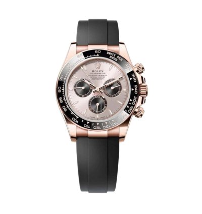 Rolex Daytona Rose Gold Sundust Dial Oysterflex 126515ln New 2024
