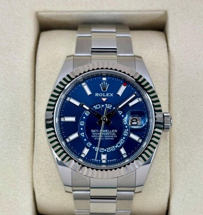 Rolex Sky-dweller New 2025 Sky-dweller 42mm 336934 Stainless Steel Oyster Blue Dial