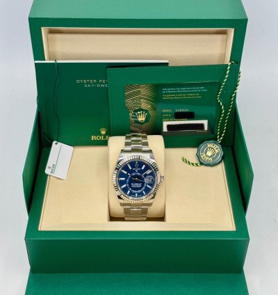 Rolex Sky-dweller New 2025 Sky-dweller 42mm 336934 Stainless Steel Oyster Blue Dial