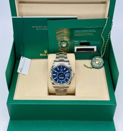 Rolex Sky-dweller New 2025 Sky-dweller 42mm 336934 Stainless Steel Oyster Blue Dial