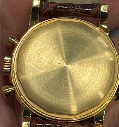 Patek Philippe Perpetual Calendar Chronograph Rare Second Series-1990-chrono Moon-perpetual Calendar-never Polish English Calendar