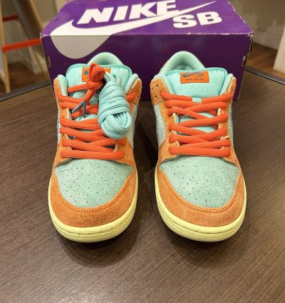 Nike Sb Dunk Low Orange Emerald Rise
