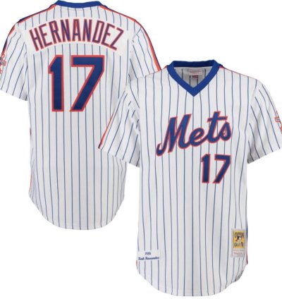 New York Mets Keith Hernandez White 1986 Throwback Pullover Jersey