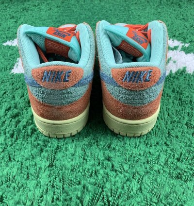 Nike Sb Dunk Low Orange Emerald Rise Men Size 10 New