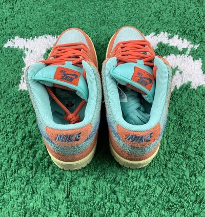 Nike Sb Dunk Low Orange Emerald Rise Men Size 10 New