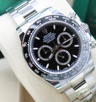 Rolex Daytona Schwarz - 126500ln - Lc100 02 2025 - Neu Ungetragen - Full Set