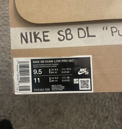 Nike Sb Dunk Low Orange Label Court Purple