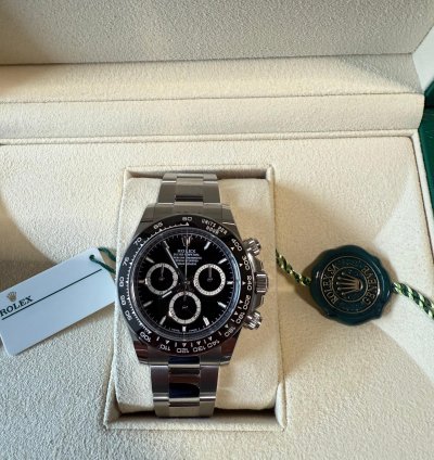 Rolex Daytona Schwarz - 2024 - Lc100 - Neu Ungetragen - Fullset
