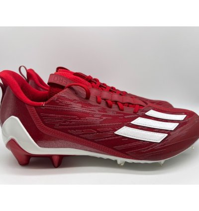 Adidas Adizero Football Cleats Red White Gw5058 Size 14