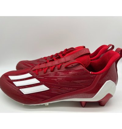 Adidas Adizero Football Cleats Red White Gw5058 Size 14
