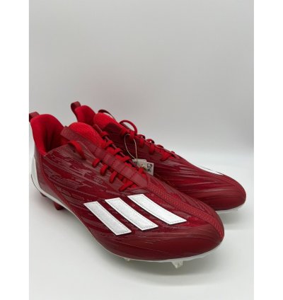 Adidas Adizero Football Cleats Red White Gw5058 Size 14