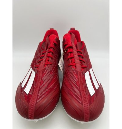 Adidas Adizero Football Cleats Red White Gw5058 Size 14