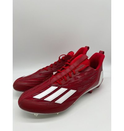 Adidas Adizero Football Cleats Red White Gw5058 Size 14
