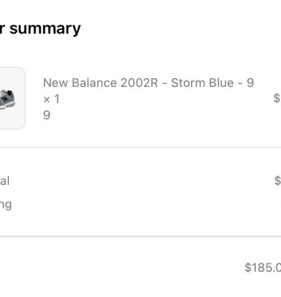 Jjjjound New Balance 2002r Storm Blue