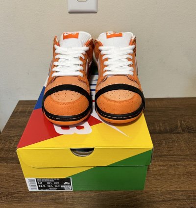 Nike Sb Dunk Low Orange Lobster Size 10m Fd8776-800 New
