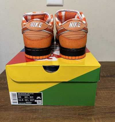 Nike Sb Dunk Low Orange Lobster Size 10m Fd8776-800 New