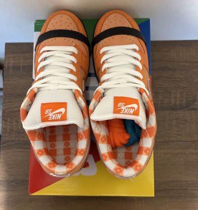 Nike Sb Dunk Low Orange Lobster Size 10m Fd8776-800 New