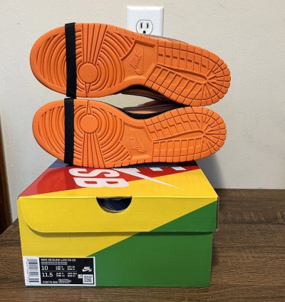 Nike Sb Dunk Low Orange Lobster Size 10m Fd8776-800 New