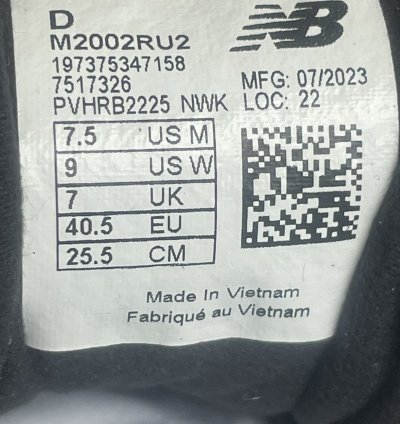 Jjjjound New Balance 2002r Storm Blue Size 7 5m 9w