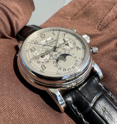 Patek Philippe Perpetual Calendar Chronograph Split Seconds Perpetual Chronograph 5004p-021 Box And Papers