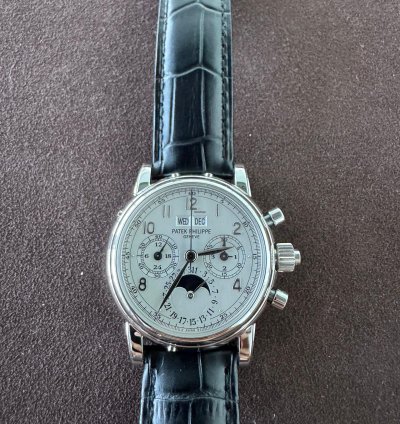 Patek Philippe Perpetual Calendar Chronograph Split Seconds Perpetual Chronograph 5004p-021 Box And Papers