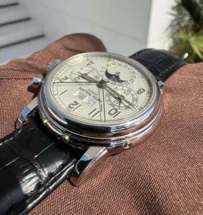 Patek Philippe Perpetual Calendar Chronograph Split Seconds Perpetual Chronograph 5004p-021 Box And Papers