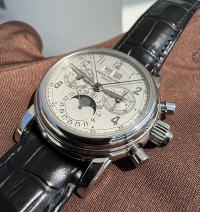 Patek Philippe Perpetual Calendar Chronograph Split Seconds Perpetual Chronograph 5004p-021 Box And Papers
