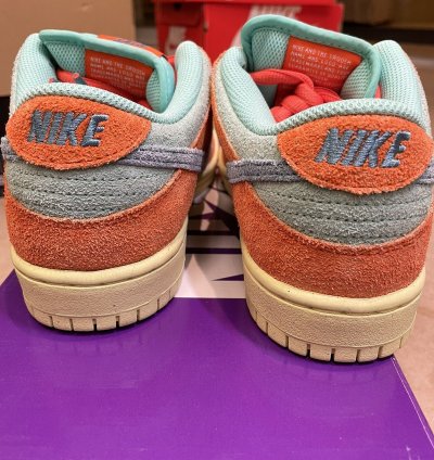 Nike Sb Dunk Low Orange Noise Aqua Emerald Rise