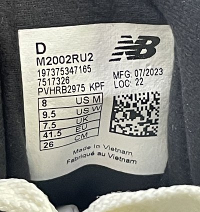 Jjjjound New Balance 2002r Storm Blue Size 8m 9 5w
