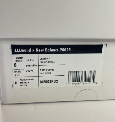 Jjjjound New Balance 2002r Storm Blue Size 8m 9 5w
