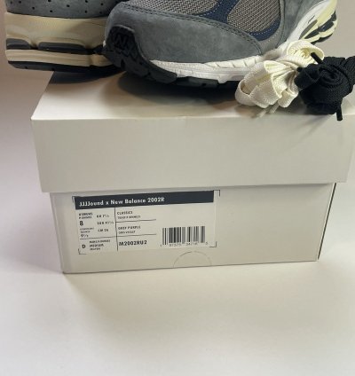 Jjjjound New Balance 2002r Storm Blue Size 8m 9 5w