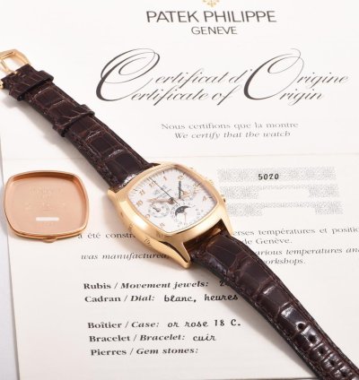Patek Philippe Perpetual Calendar Chronograph Tv 5020r Fullset