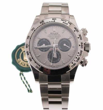 Rolex Daytona Silver Dial 116509 With Stickers