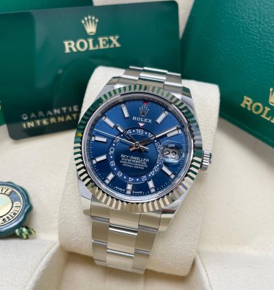 Rolex Sky-dweller New 336934 Sky-dweller Blue Dial Stainless Steel 42mm Oyster Bracelet