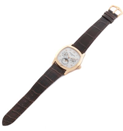 Patek Philippe Perpetual Calendar Complications Perpetual Calendar Rose Gold Watch 5940 Box Papers