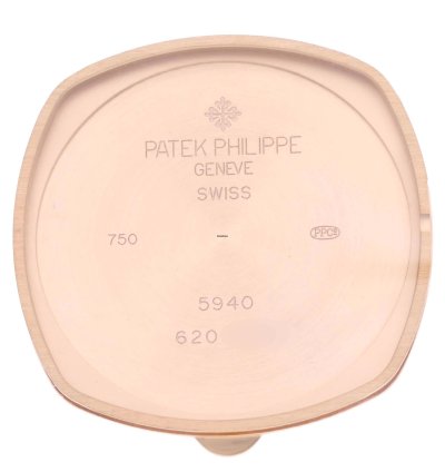 Patek Philippe Perpetual Calendar Complications Perpetual Calendar Rose Gold Watch 5940 Box Papers
