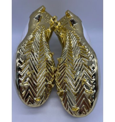 Adidas Adizero White Gold Football Cleats Gx5122 Men Sz 8