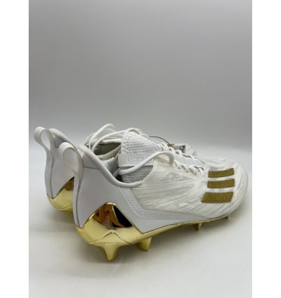 Adidas Adizero White Gold Football Cleats Gx5122 Men Sz 8