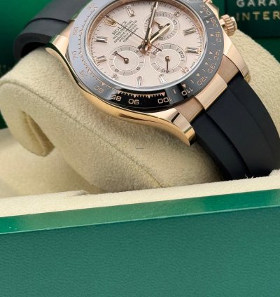 Rolex Daytona Silver Sundust Baguette 2022 Unworn Full Set