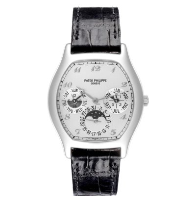 Patek Philippe Perpetual Calendar Complications Perpetual Calendar White Gold Mens Watch 5040