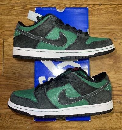 Nike Sb Dunk Low Pine Green Black