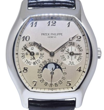 Patek Philippe Perpetual Calendar Complications Platinum Mens Watch 5040p