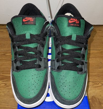 Nike Sb Dunk Low Pine Green Black