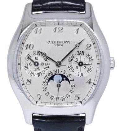 Patek Philippe Perpetual Calendar Complications Platinum Mens Watch 5040p