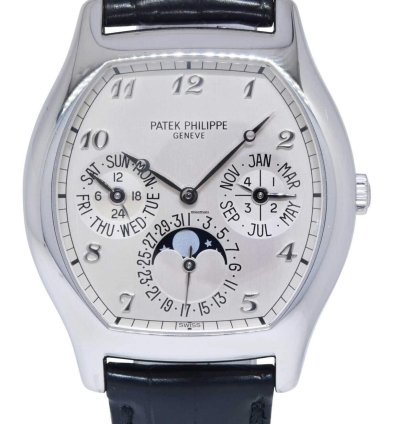 Patek Philippe Perpetual Calendar Complications Platinum Mens Watch 5040p