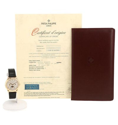 Patek Philippe Perpetual Calendar En Or Jaune Ref Patek